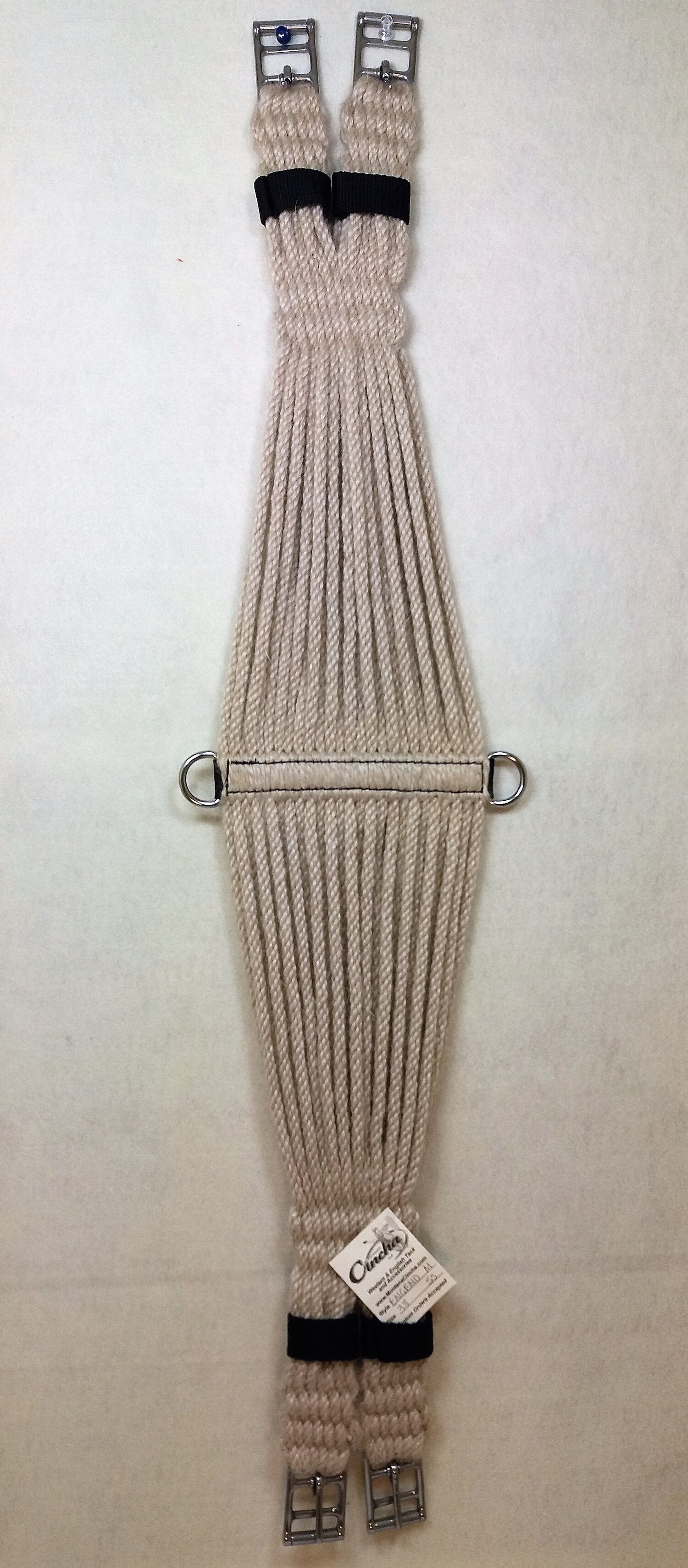 Mohair Girth - Contoured | ReactorPanel Saddle Company