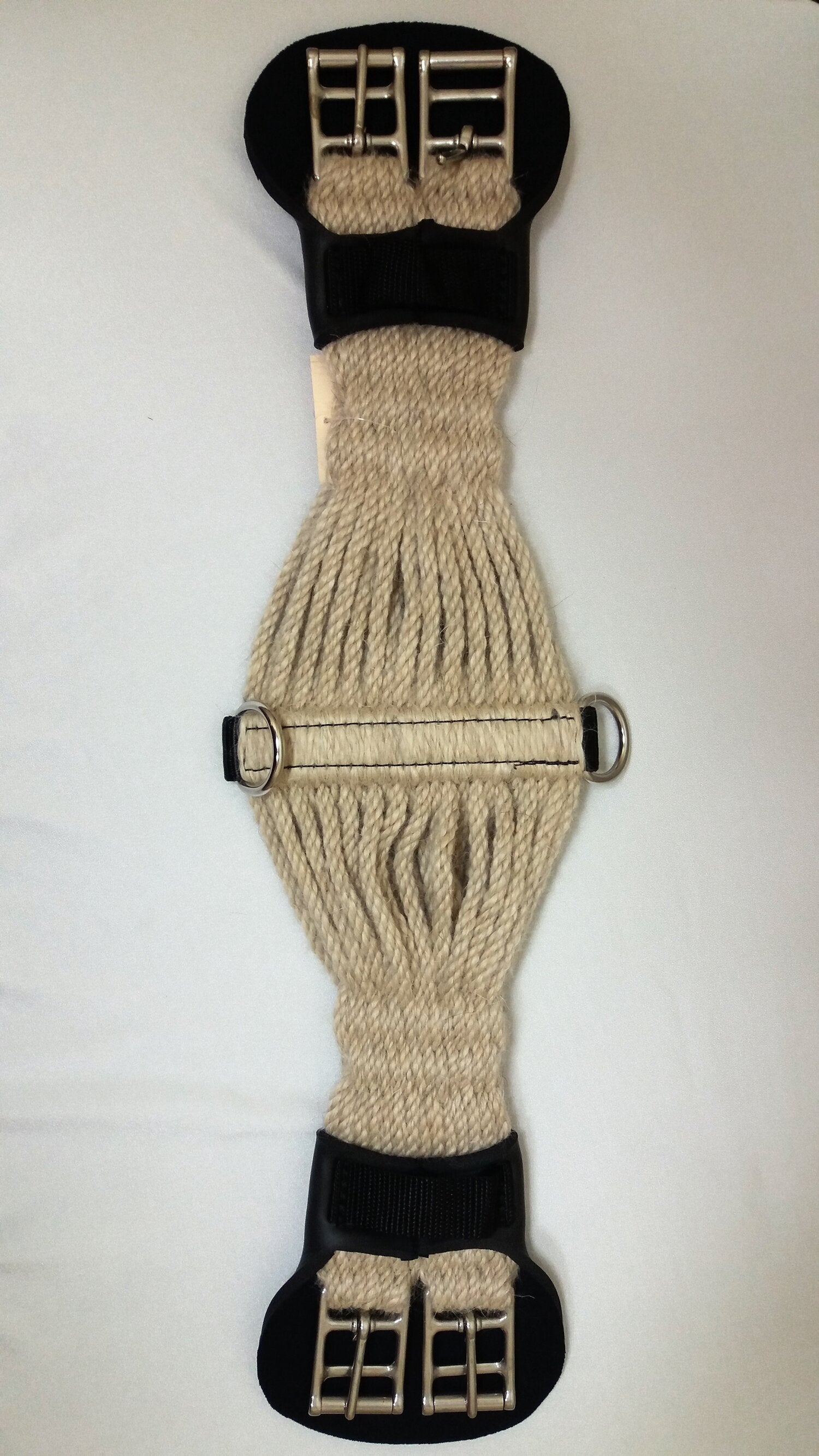 Mohair Girth Contoured with Neoprene buckle guards ReactorPanel